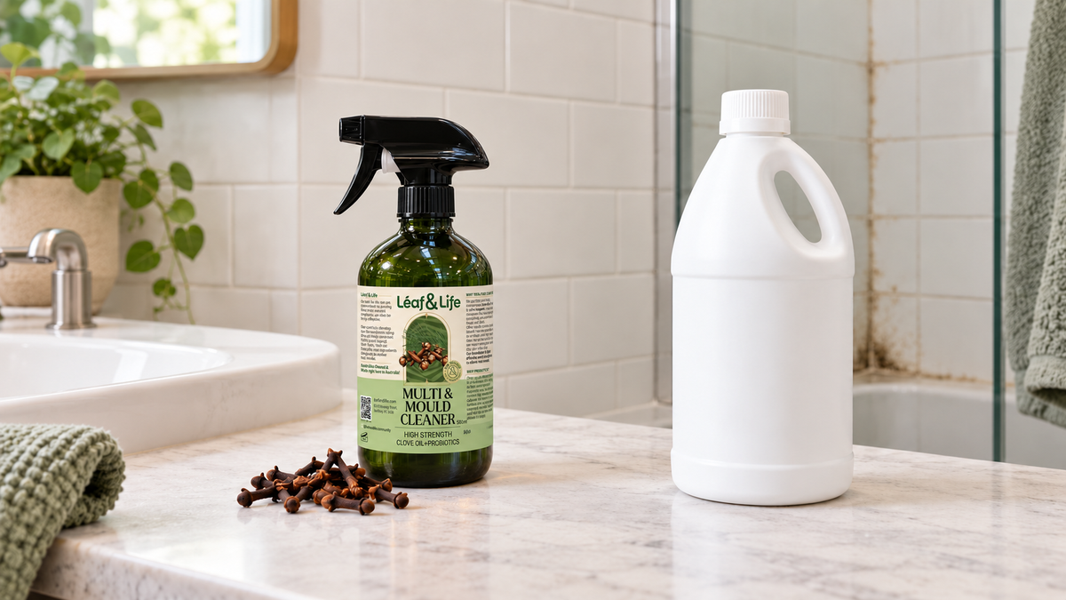 Clove Oil Mould Spray vs Bleach: Which Is Better for Bathrooms?
